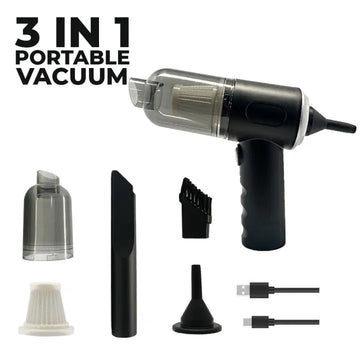3-in-1 Cordless Handheld Vacuum Cleaner & Blower - Powerful & Portable