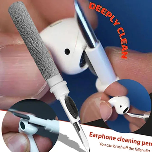 5-in-1 Multifunction Gadget Cleaning Kit – Keyboard, Earphones, AirPods, Camera, Phone Cleaner Tool Set