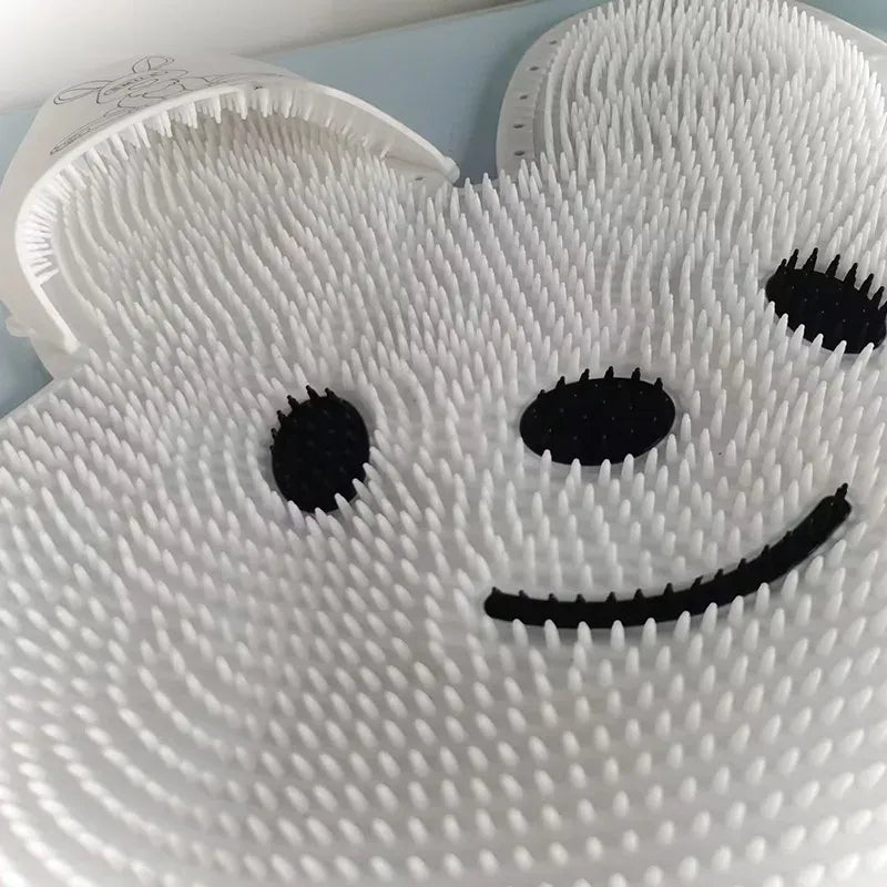 Silicone Foot Shower Massager & Scrubber Pad with Suction Cups – TPR Acupressure Mat for Feet & Body | Exfoliates, Improves Circulation, Odor Control (Medium & Large Sizes)