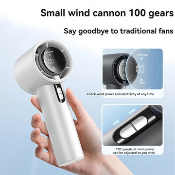 High Speed Handheld Turbo Fan