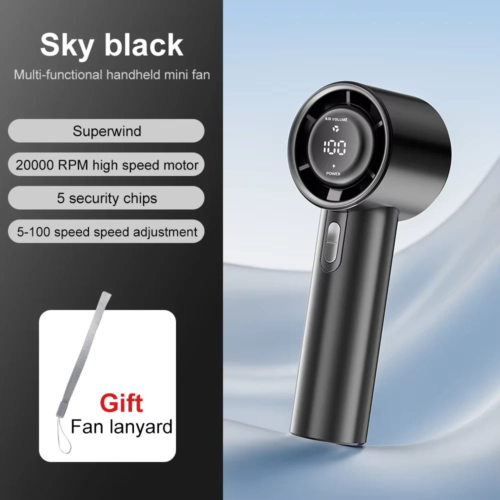 High Speed Handheld Turbo Fan