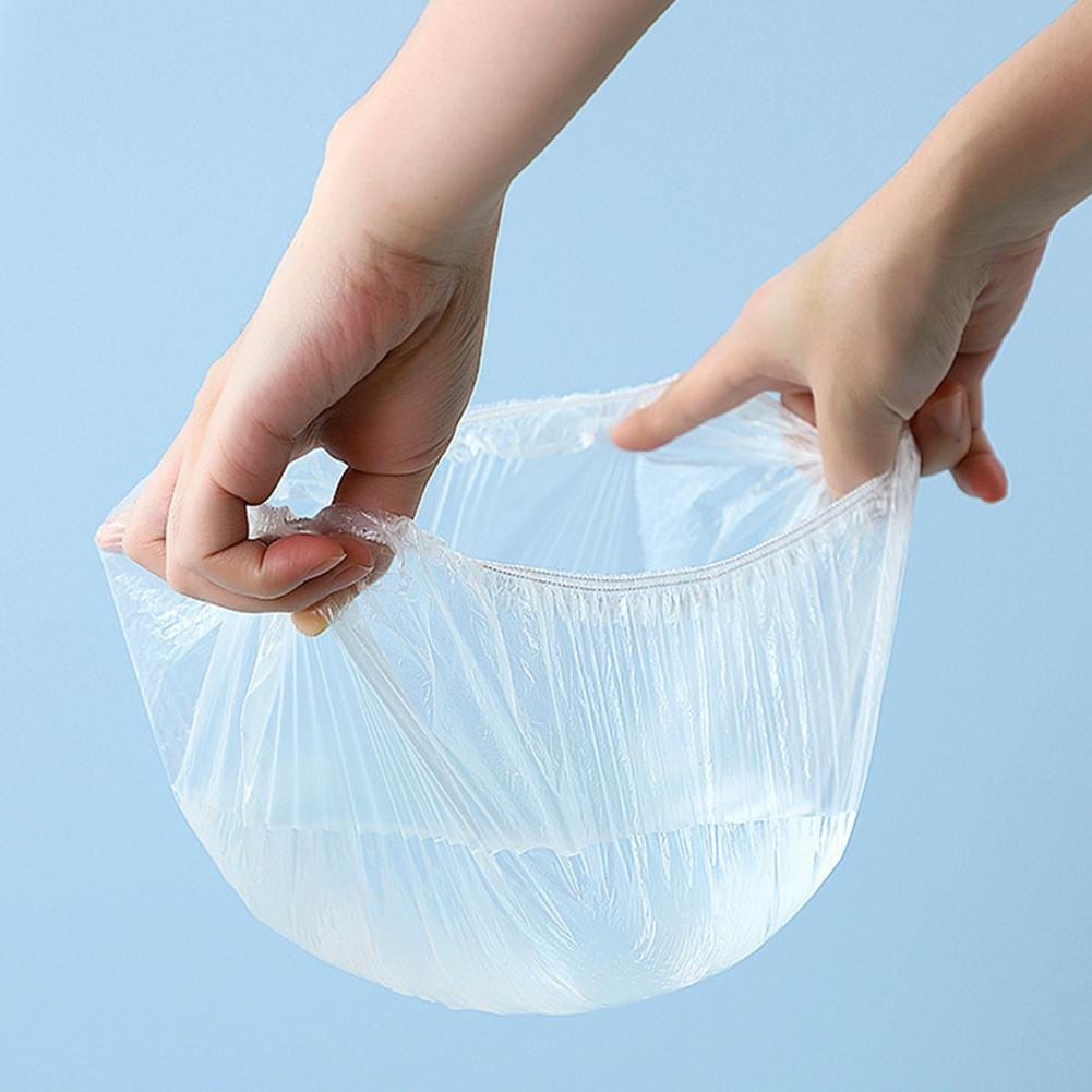 25/50/100 Pcs Elastic Cling Film Covers – Reusable Food-Grade Stretch Wraps for Bowls, Plates, Fruits & Vegetables