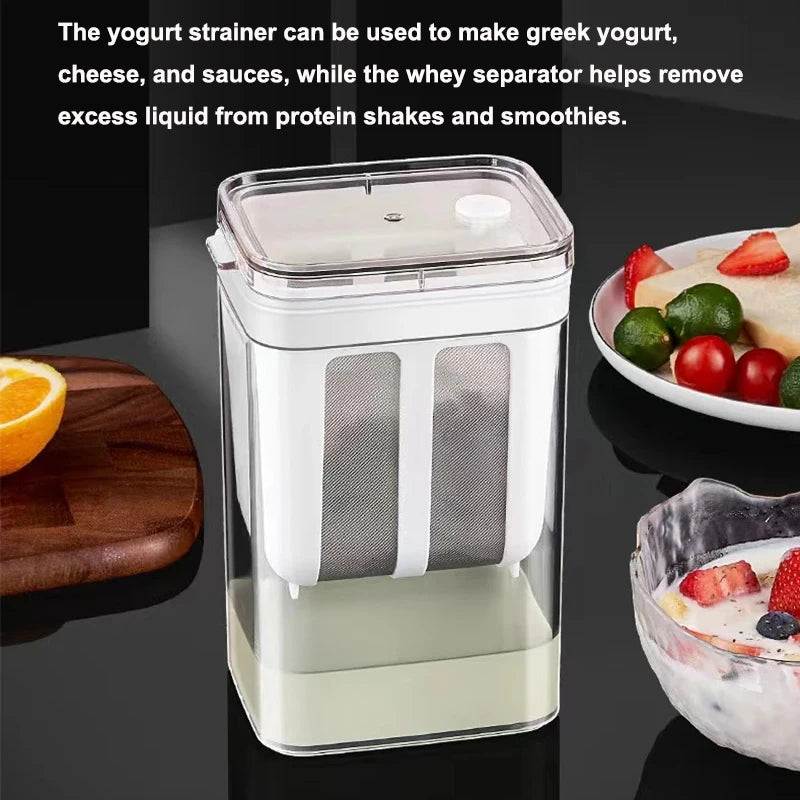 1100ml Greek Yogurt Strainer & Multi-Purpose Fine Mesh Filter