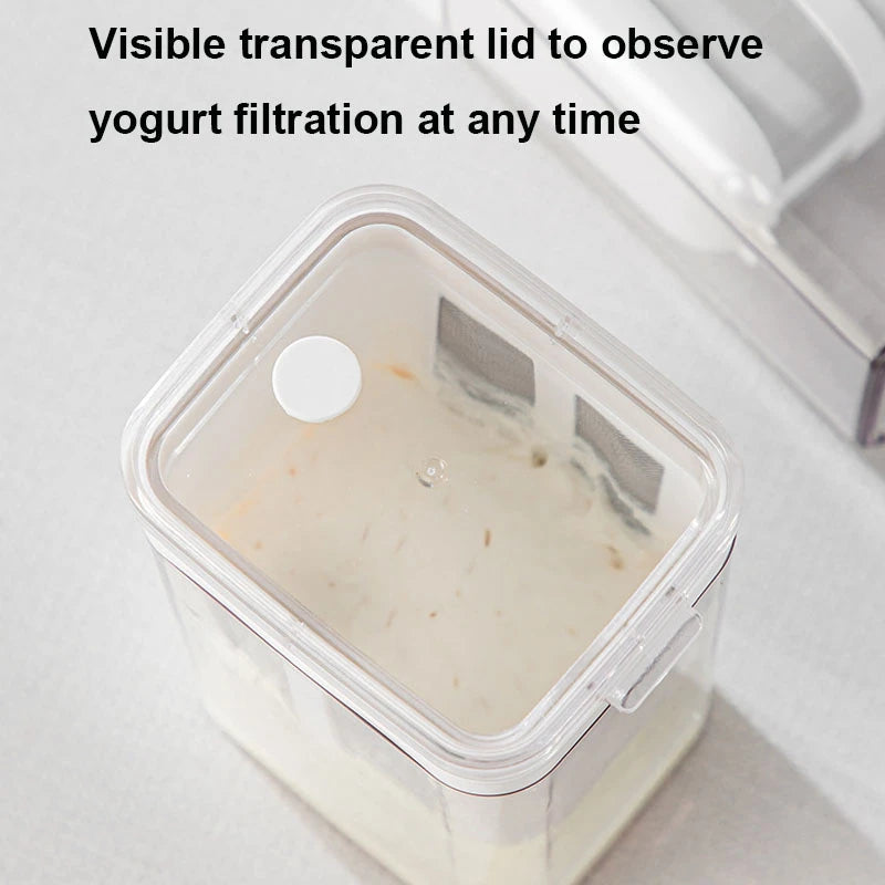1100ml Greek Yogurt Strainer & Multi-Purpose Fine Mesh Filter