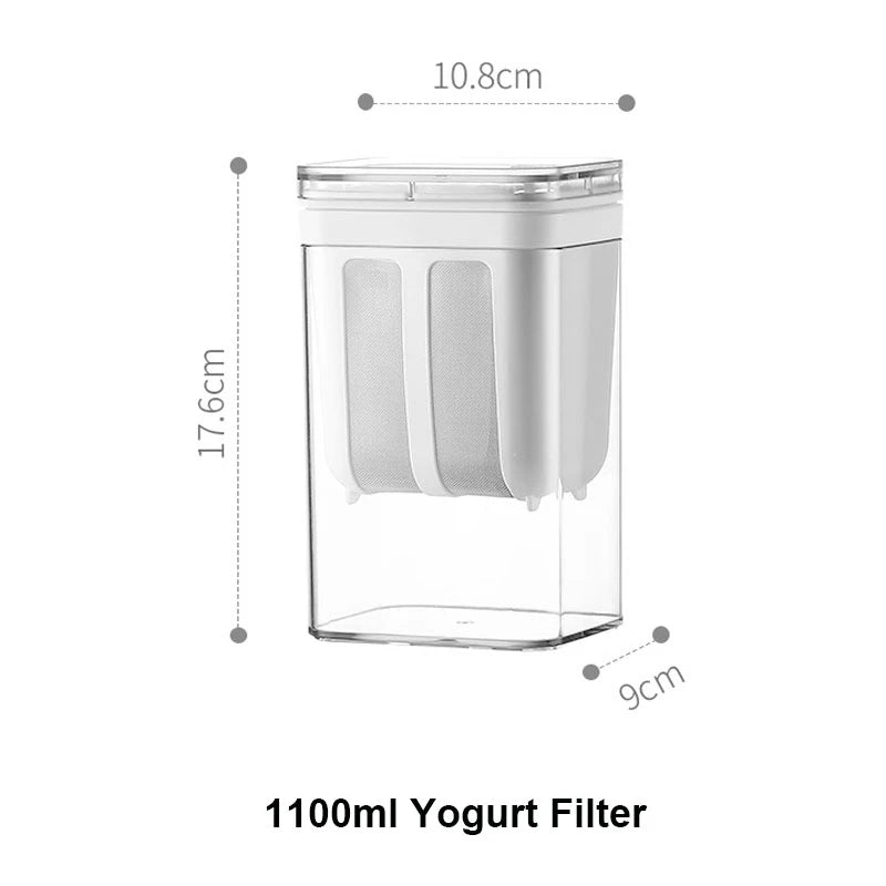 1100ml Greek Yogurt Strainer & Multi-Purpose Fine Mesh Filter