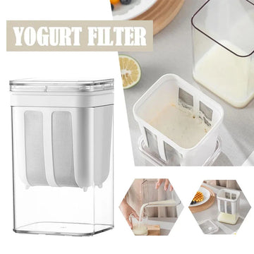 1100ml Greek Yogurt Strainer & Multi-Purpose Fine Mesh Filter