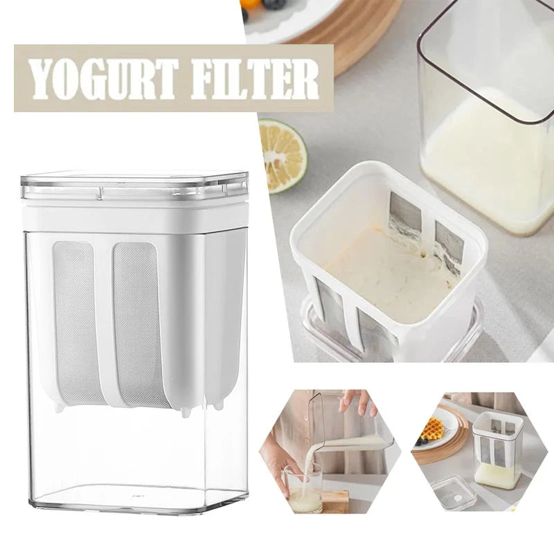 1100ml Greek Yogurt Strainer & Multi-Purpose Fine Mesh Filter