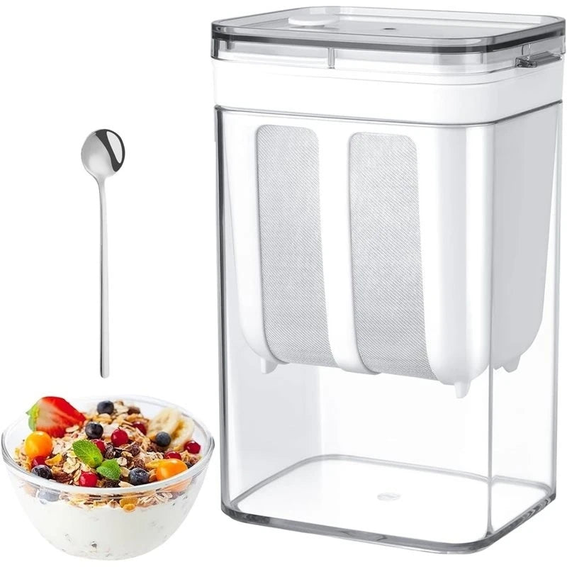 1100ml Greek Yogurt Strainer & Multi-Purpose Fine Mesh Filter