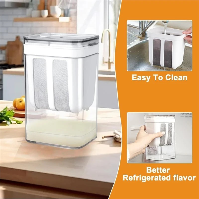 1100ml Greek Yogurt Strainer & Multi-Purpose Fine Mesh Filter
