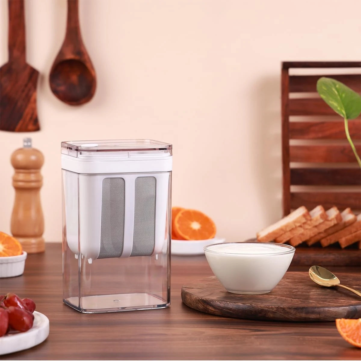 1100ml Greek Yogurt Strainer & Multi-Purpose Fine Mesh Filter