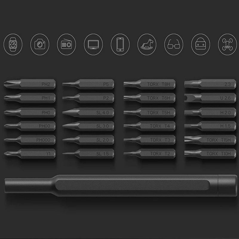 24 in 1 Precision Screwdriver Set – Magnetic Electronics Repair Tool Kit