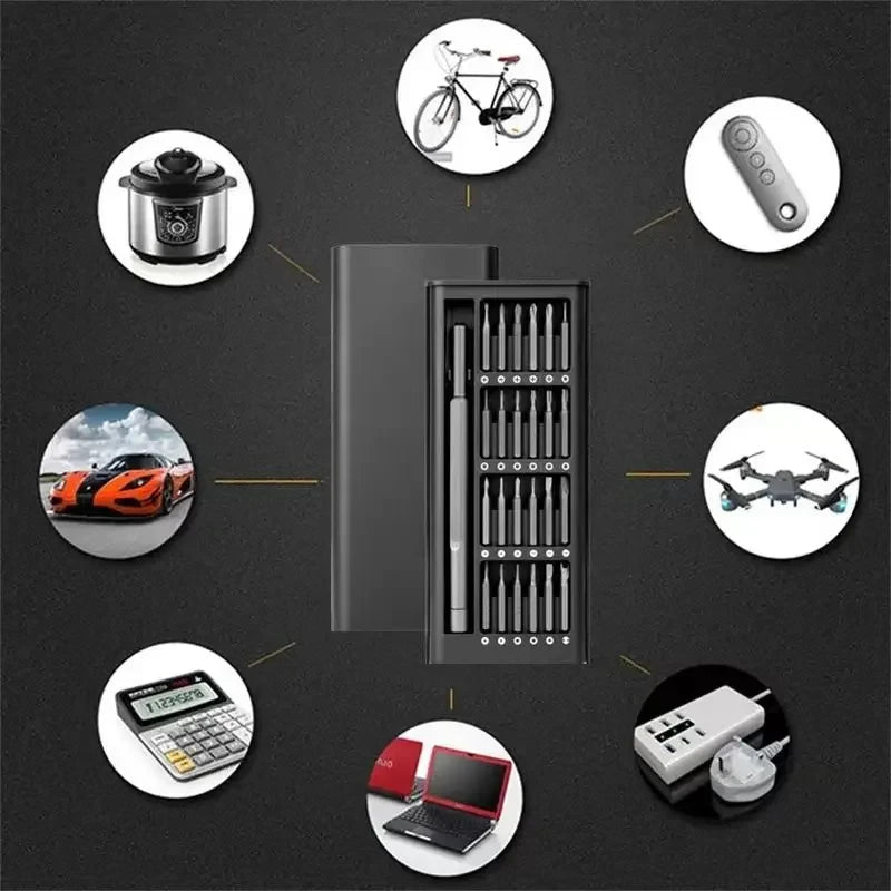 24 in 1 Precision Screwdriver Set – Magnetic Electronics Repair Tool Kit