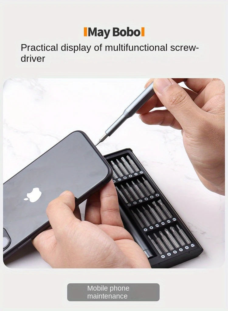 24 in 1 Precision Screwdriver Set – Magnetic Electronics Repair Tool Kit