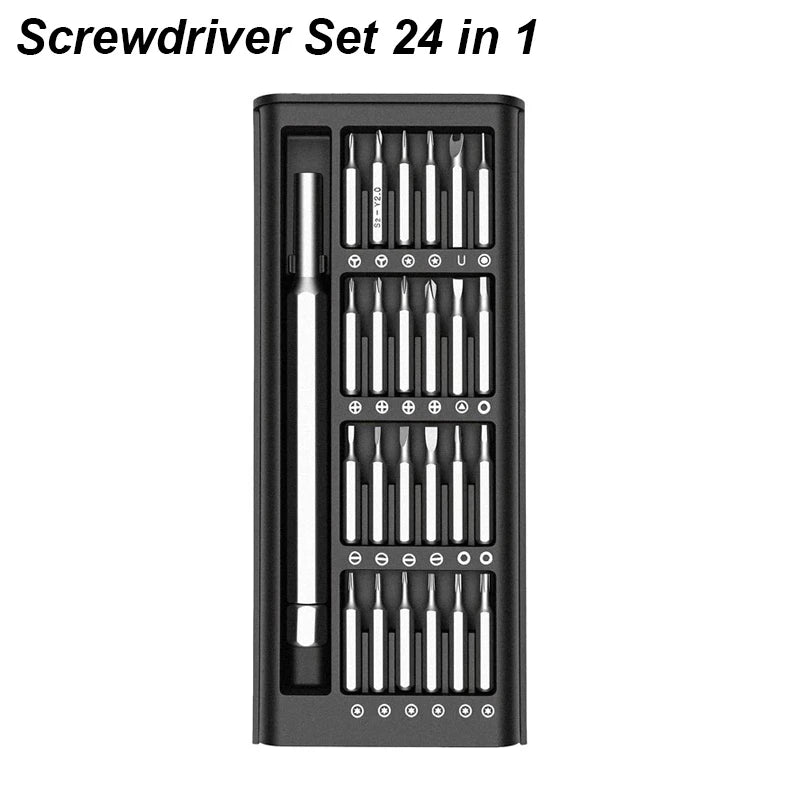 24 in 1 Precision Screwdriver Set – Magnetic Electronics Repair Tool Kit