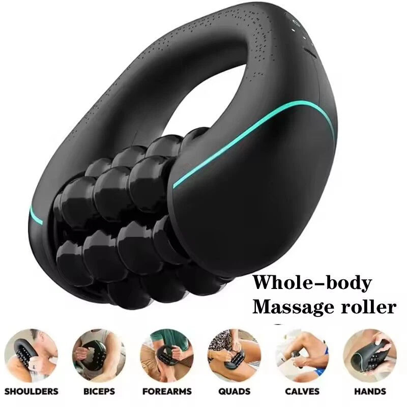 HULMIZONE 3 Speed Electric Rolling Body Massager | Rechargeable Vibration Massage Roller