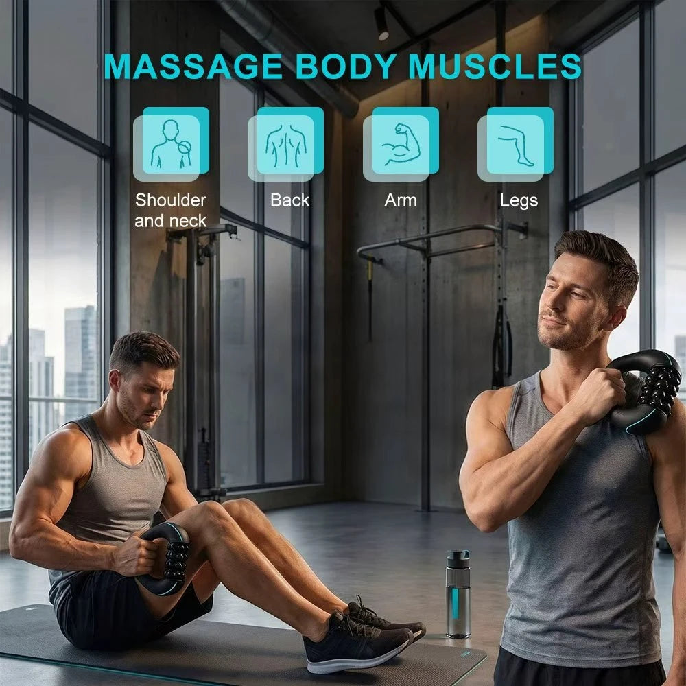 HULMIZONE 3 Speed Electric Rolling Body Massager | Rechargeable Vibration Massage Roller