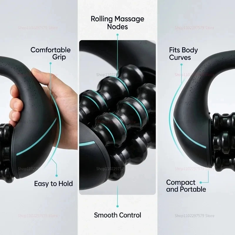 HULMIZONE 3 Speed Electric Rolling Body Massager | Rechargeable Vibration Massage Roller