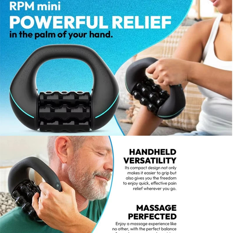 HULMIZONE 3 Speed Electric Rolling Body Massager | Rechargeable Vibration Massage Roller