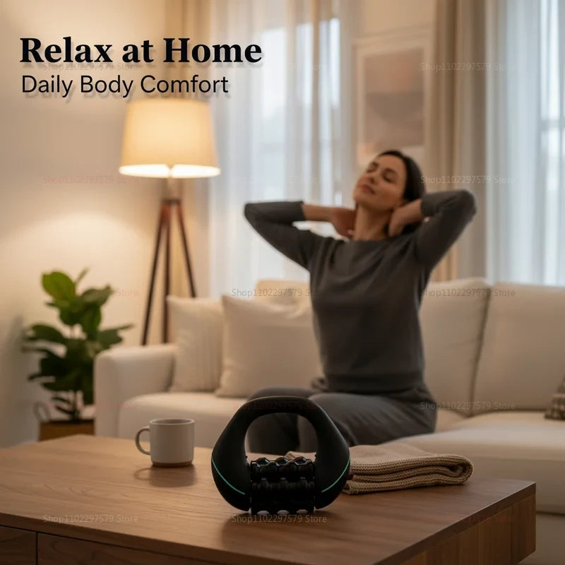 HULMIZONE 3 Speed Electric Rolling Body Massager | Rechargeable Vibration Massage Roller