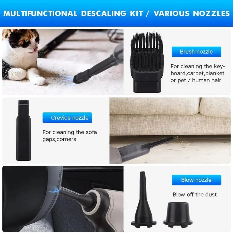 3-in-1 Cordless Handheld Vacuum Cleaner & Blower - Powerful & Portable