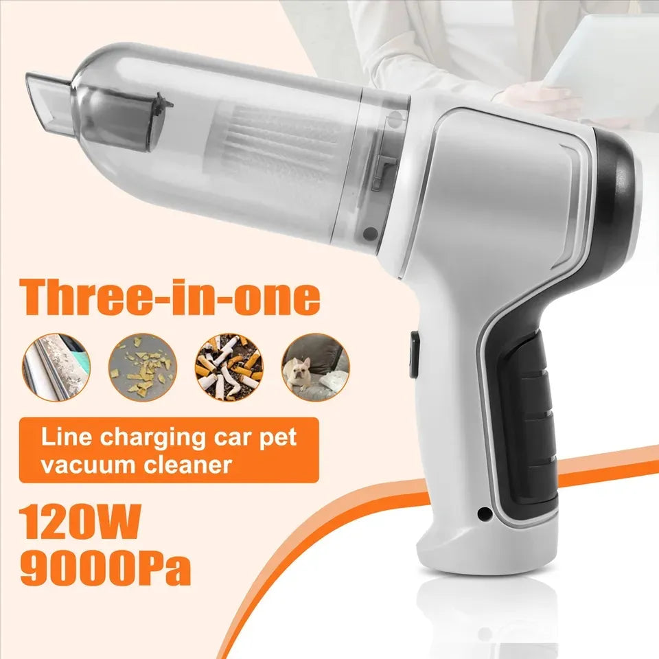 3-in-1 Cordless Handheld Vacuum Cleaner & Blower - Powerful & Portable
