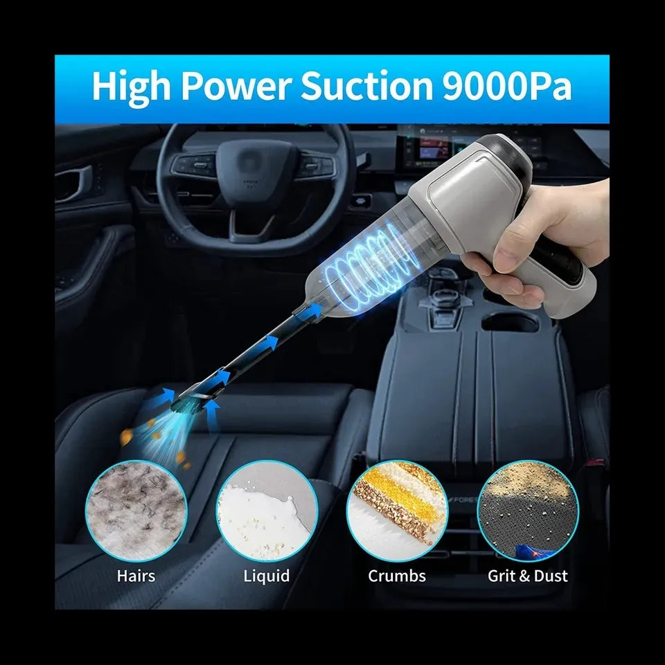 3-in-1 Cordless Handheld Vacuum Cleaner & Blower - Powerful & Portable
