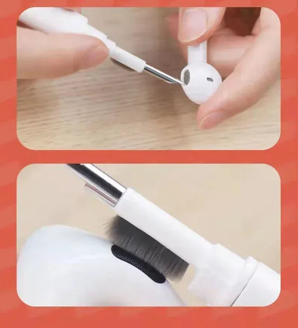 5-in-1 Multifunction Gadget Cleaning Kit – Keyboard, Earphones, AirPods, Camera, Phone Cleaner Tool Set