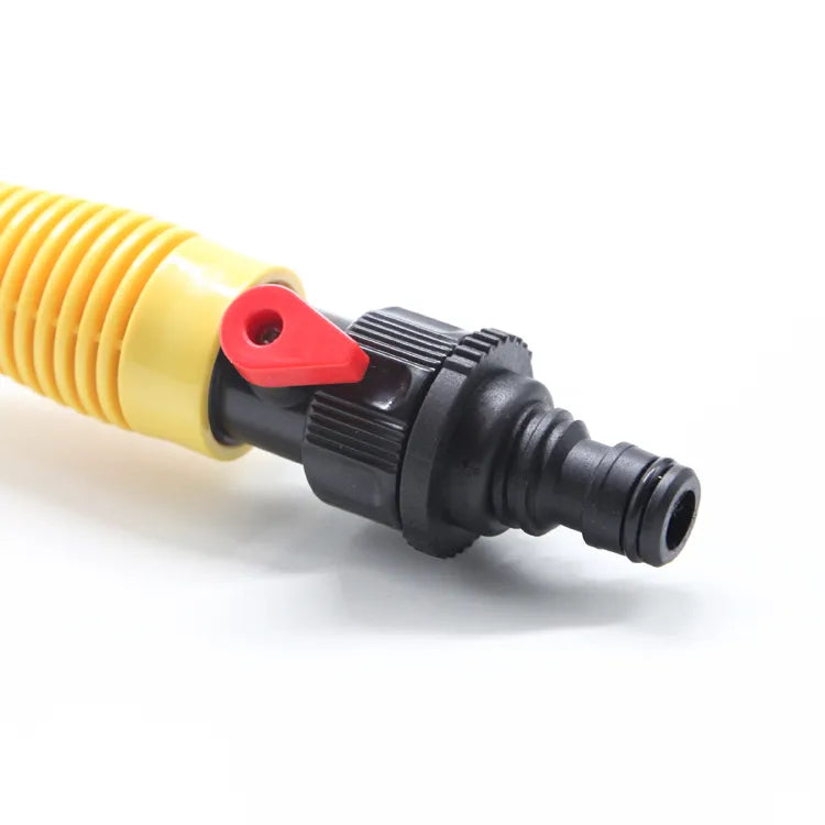 360° Automatic Rotating Car Wash Mop with Long Handle | High-Pressure Foam Brush Kit