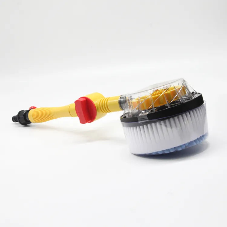 360° Automatic Rotating Car Wash Mop with Long Handle | High-Pressure Foam Brush Kit