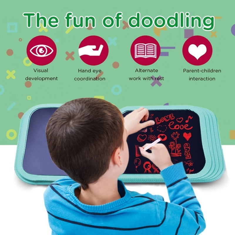 Kids Erasable Drawing Book with Watercolor Pens | Reusable & Mess-Free