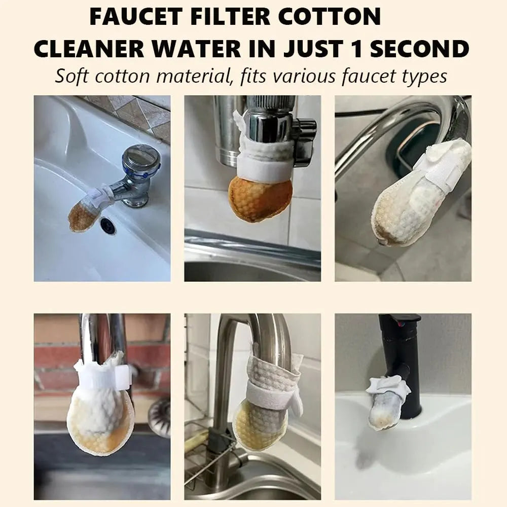 Faucet Filter Bag – Cotton Faucet Water Filter Bags, 10pcs