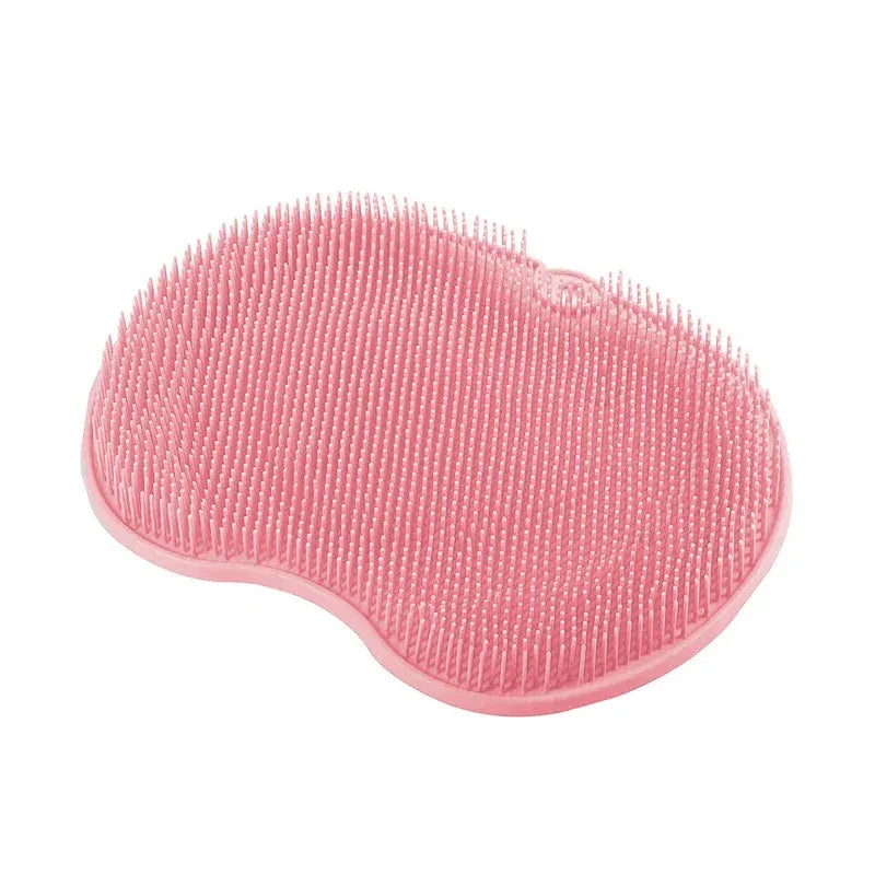 Silicone Foot Shower Massager & Scrubber Pad with Suction Cups – TPR Acupressure Mat for Feet & Body | Exfoliates, Improves Circulation, Odor Control (Medium & Large Sizes)