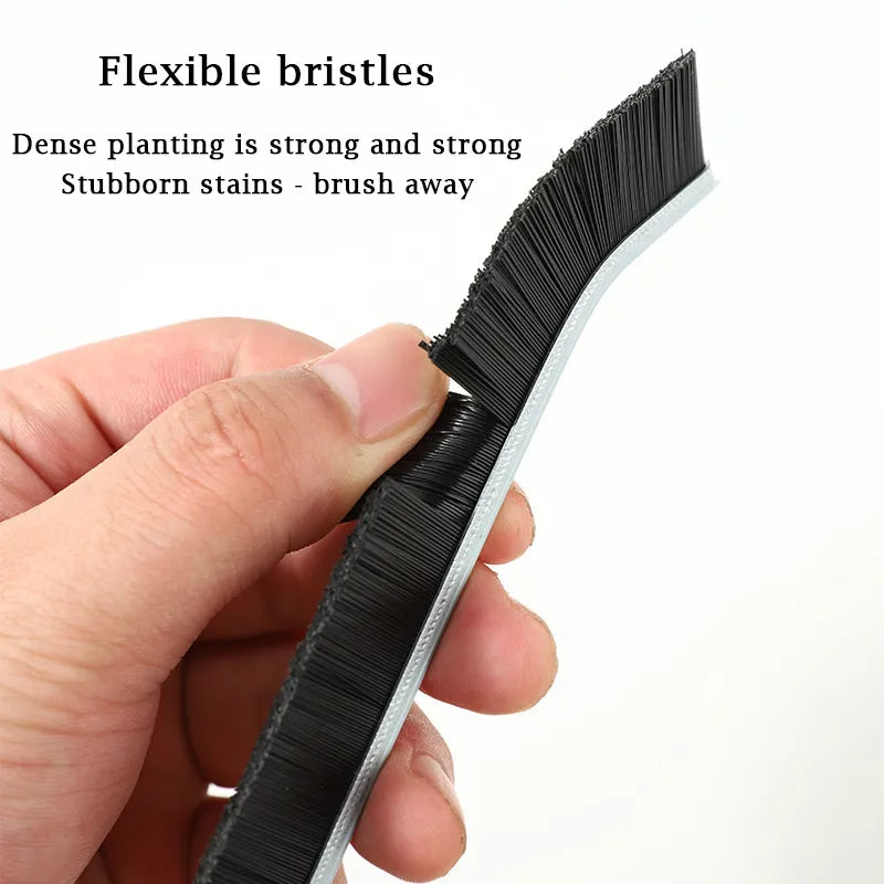 2pcs Gap Cleaning Brush Set - Durable Grout & Corner Scrubber with Long Handle for Tile, Bathroom, Kitchen & Window Tracks