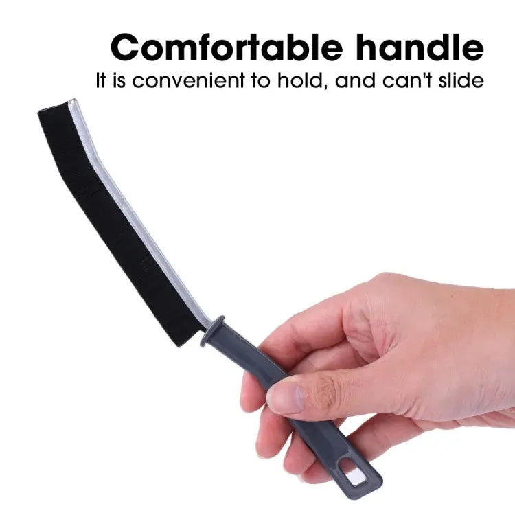 2pcs Gap Cleaning Brush Set - Durable Grout & Corner Scrubber with Long Handle for Tile, Bathroom, Kitchen & Window Tracks