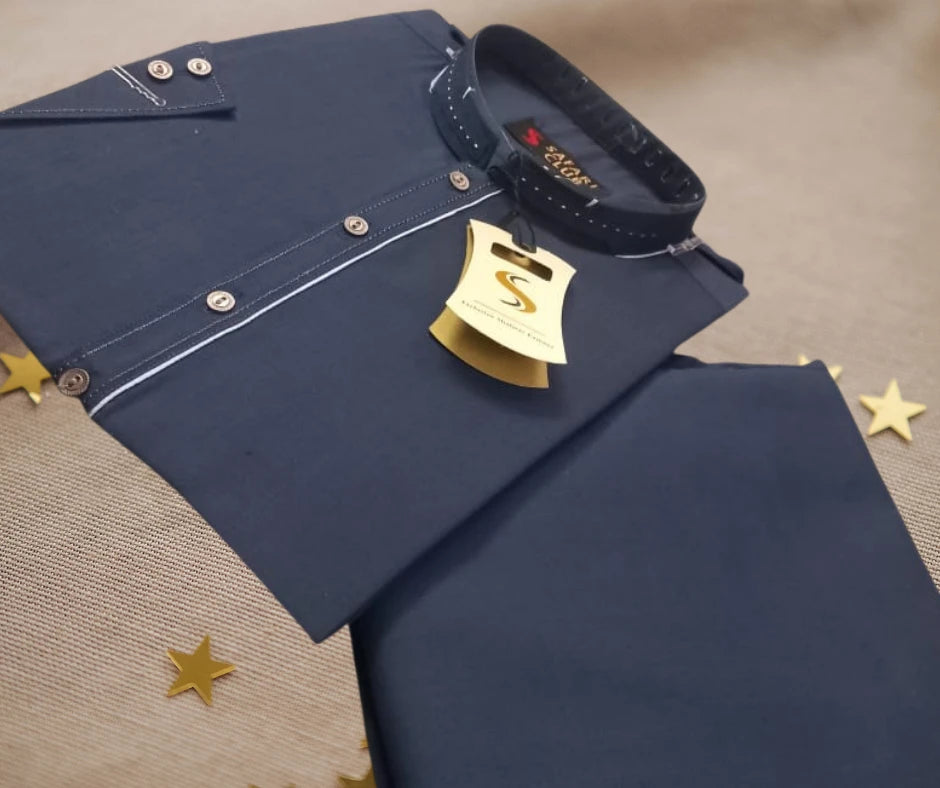 Gents Stitched Shalwar Kameez – Washing Wear | Premium Ready-to-Wear Men Suit | Comfortable Daily & Formal Wear | 5 Colors