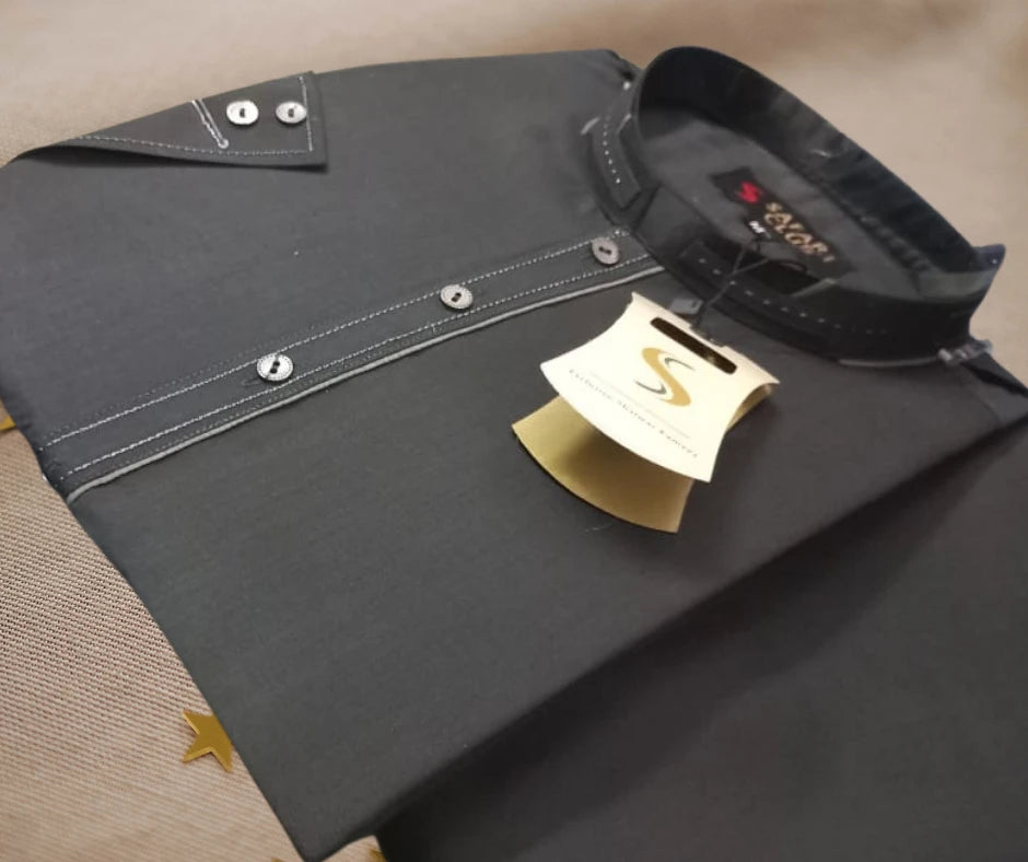 Gents Stitched Shalwar Kameez – Washing Wear | Premium Ready-to-Wear Men Suit | Comfortable Daily & Formal Wear | 5 Colors