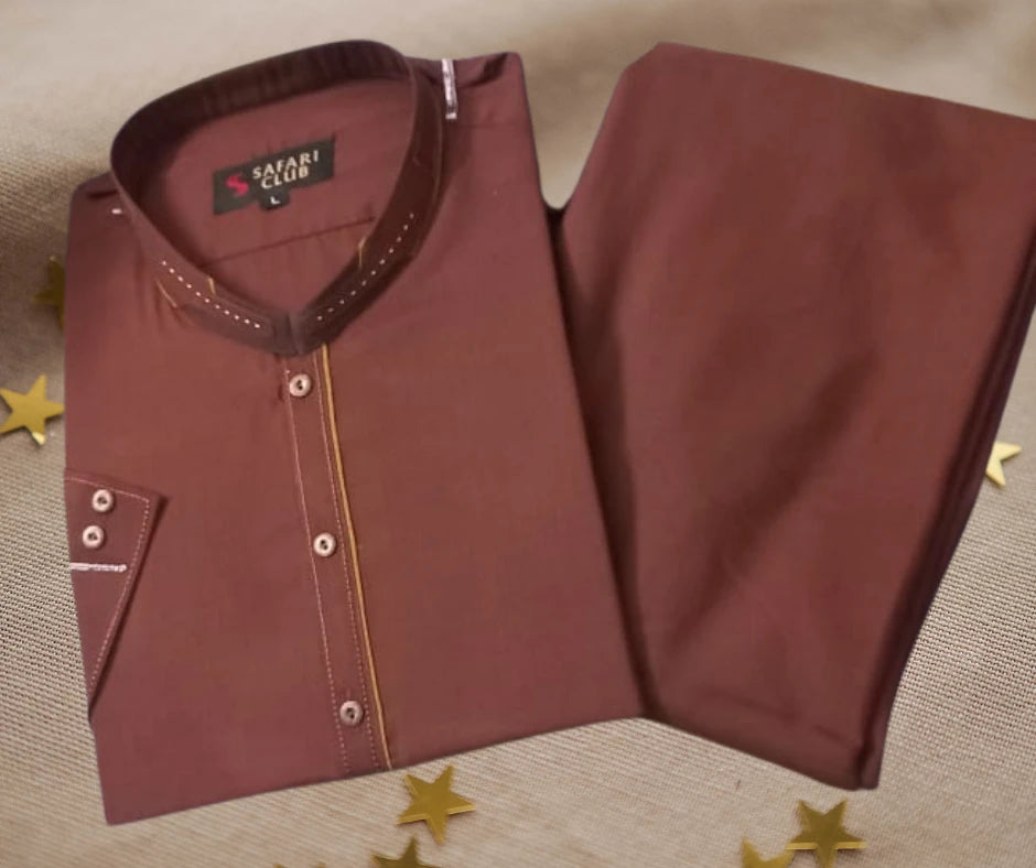 Gents Stitched Shalwar Kameez – Washing Wear | Premium Ready-to-Wear Men Suit | Comfortable Daily & Formal Wear | 5 Colors