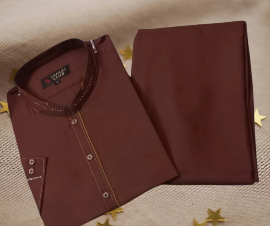 Gents Stitched Shalwar Kameez – Washing Wear | Premium Ready-to-Wear Men Suit | Comfortable Daily & Formal Wear | 5 Colors