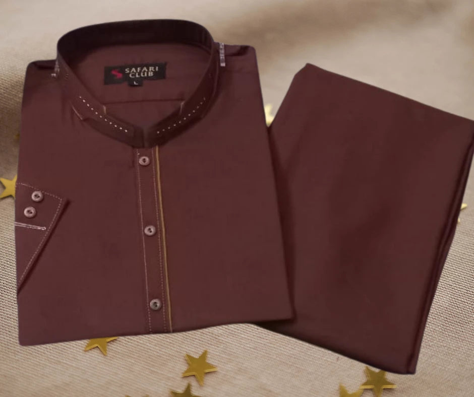 Gents Stitched Shalwar Kameez – Washing Wear | Premium Ready-to-Wear Men Suit | Comfortable Daily & Formal Wear | 5 Colors