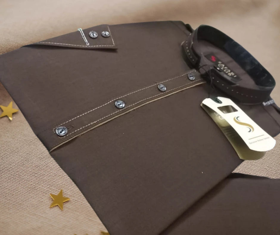 Gents Stitched Shalwar Kameez – Washing Wear | Premium Ready-to-Wear Men Suit | Comfortable Daily & Formal Wear | 5 Colors