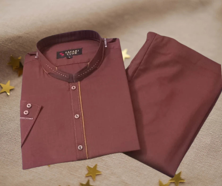 Gents Stitched Shalwar Kameez – Washing Wear | Premium Ready-to-Wear Men Suit | Comfortable Daily & Formal Wear | 5 Colors