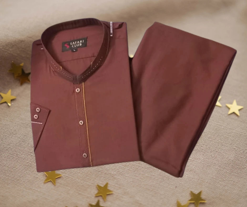 Gents Stitched Shalwar Kameez – Washing Wear | Premium Ready-to-Wear Men Suit | Comfortable Daily & Formal Wear | 5 Colors