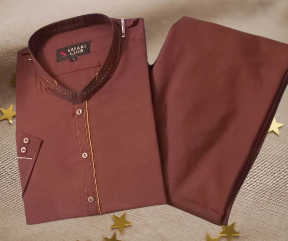 Gents Stitched Shalwar Kameez – Washing Wear | Premium Ready-to-Wear Men Suit | Comfortable Daily & Formal Wear | 5 Colors