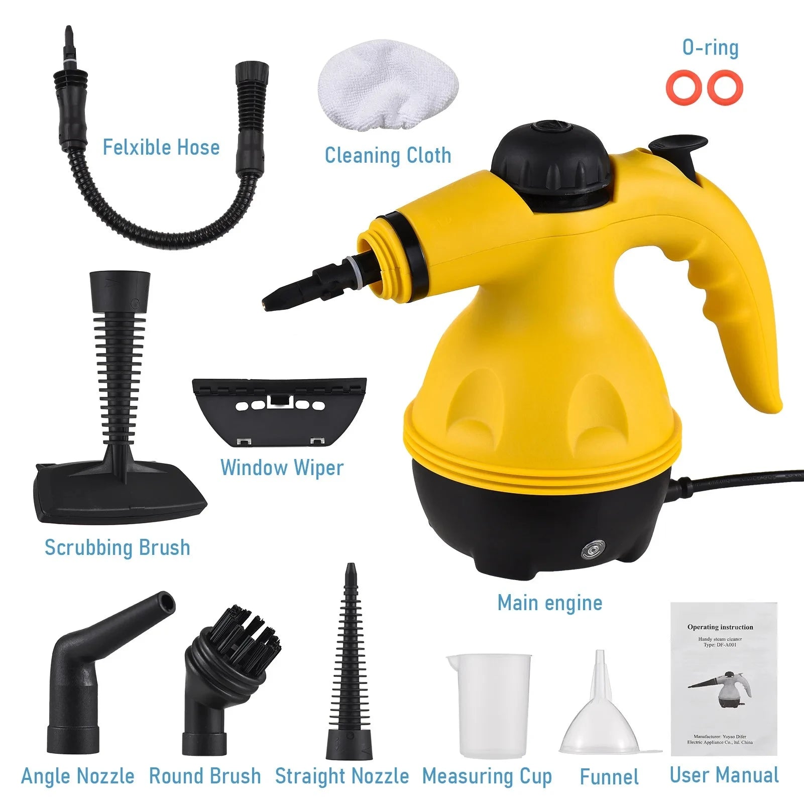 HULMIZONE Handheld Steam Cleaner – High Temperature Portable Steam Cleaning Machine