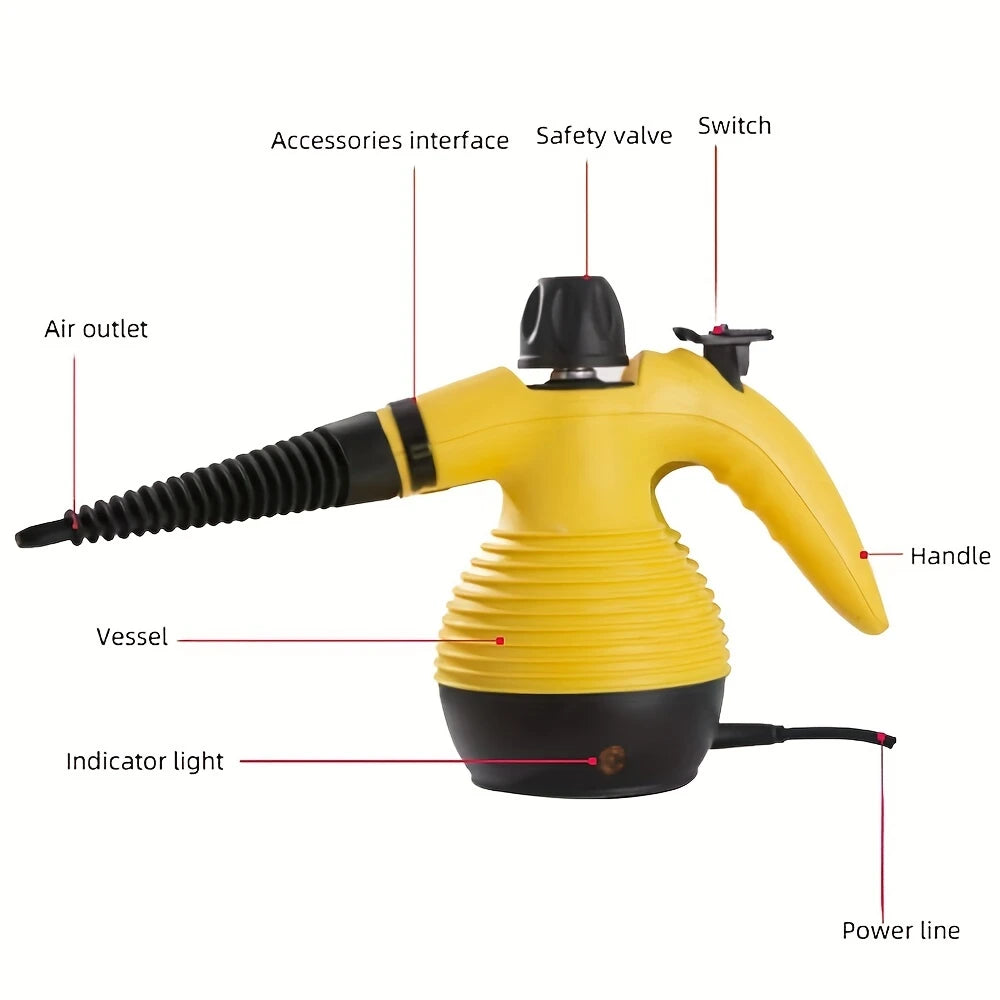 HULMIZONE Handheld Steam Cleaner – High Temperature Portable Steam Cleaning Machine