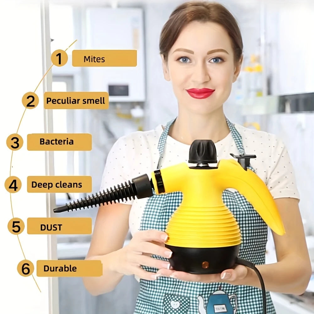 HULMIZONE Handheld Steam Cleaner – High Temperature Portable Steam Cleaning Machine