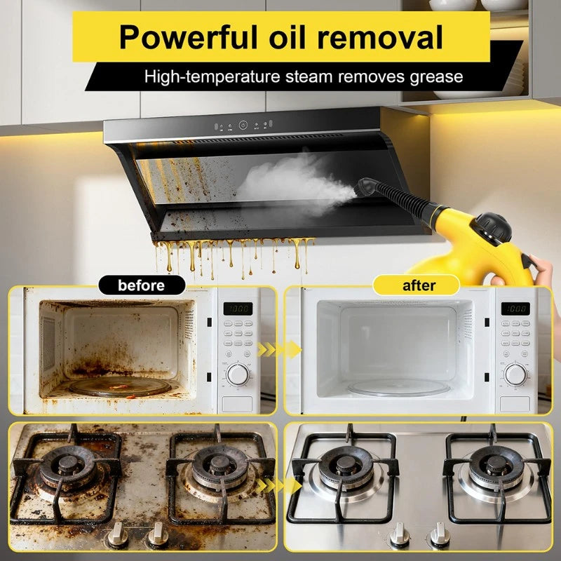 HULMIZONE Handheld Steam Cleaner – High Temperature Portable Steam Cleaning Machine