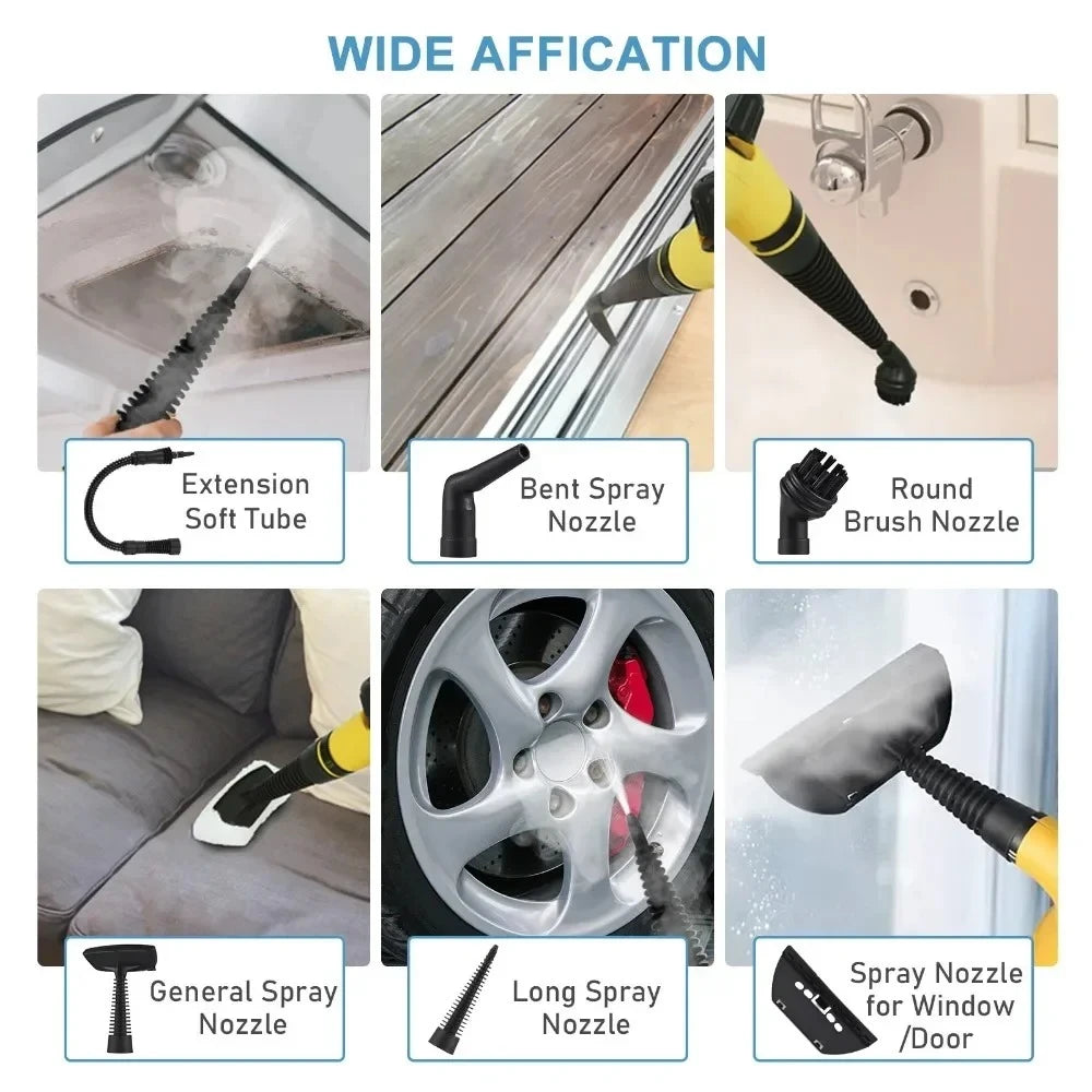 HULMIZONE Handheld Steam Cleaner – High Temperature Portable Steam Cleaning Machine