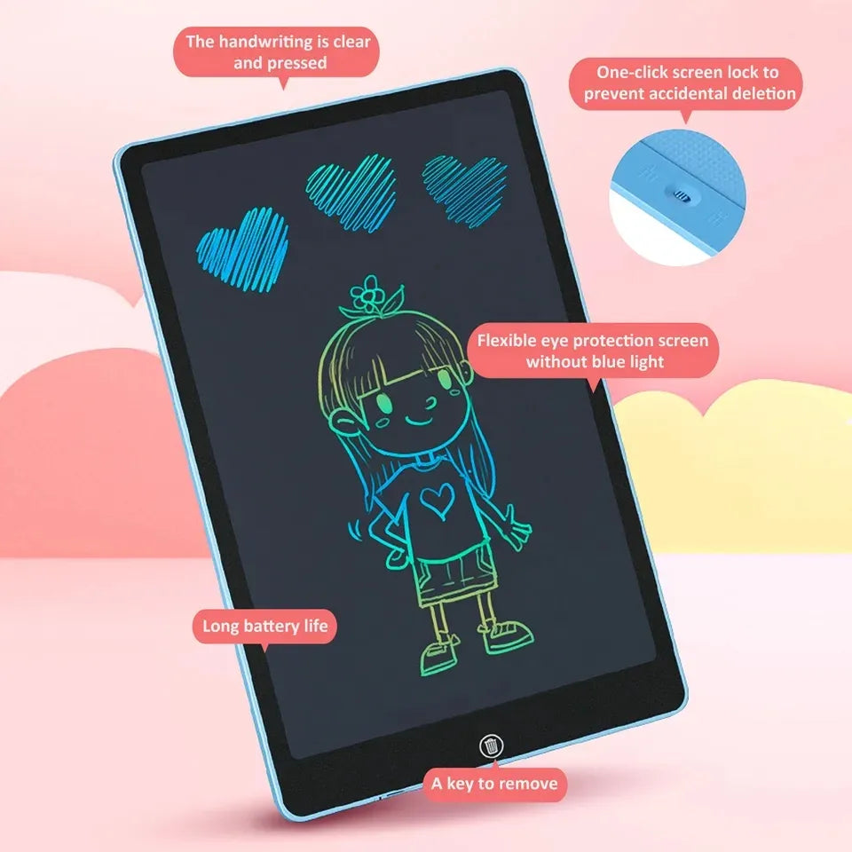 Portable LCD Writing Tablet for Kids & Adults | 8.5", 10.5" | Erasable Doodle Board