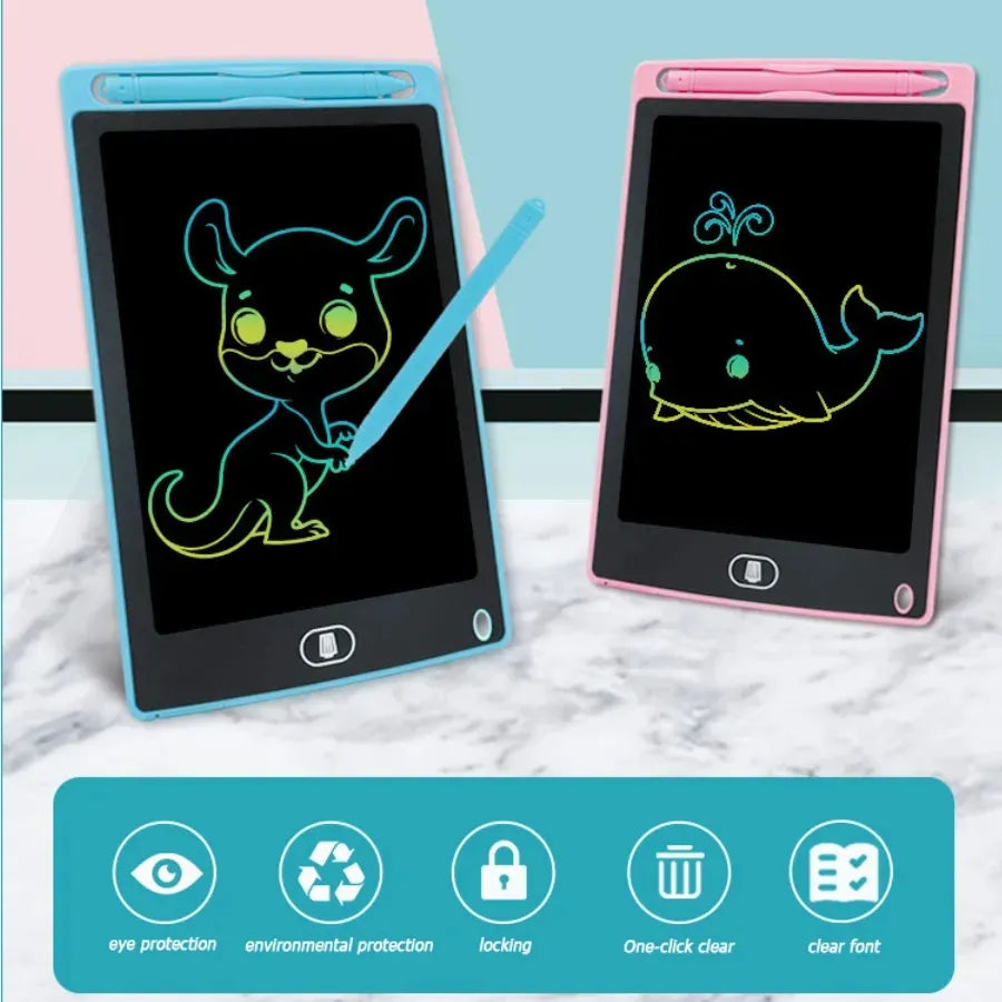 Portable LCD Writing Tablet for Kids & Adults | 8.5", 10.5" | Erasable Doodle Board